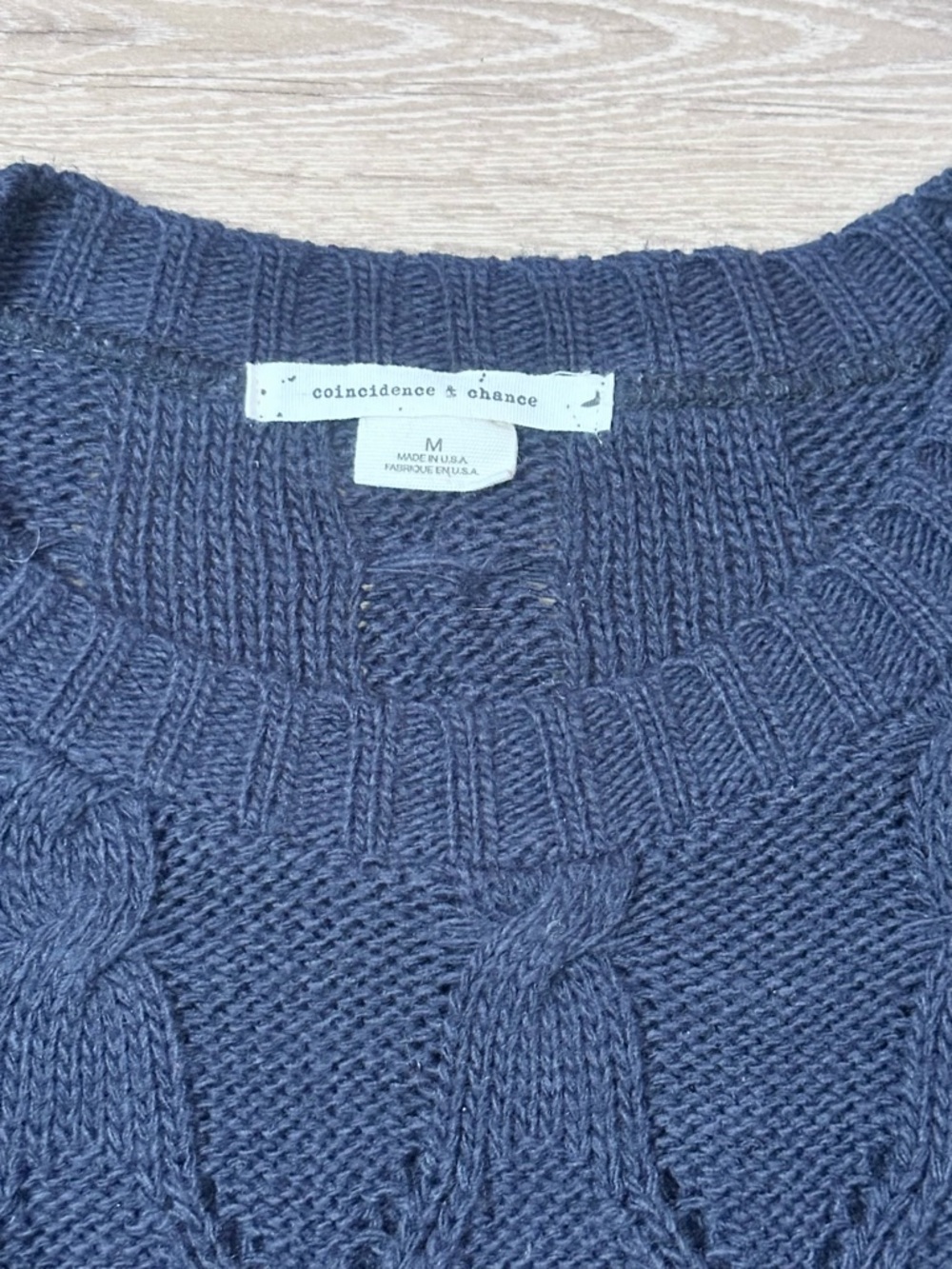 Urban Outfitters Coincidence & Chance Colorblock Cable Knit Sweater - Picture 8 of 12